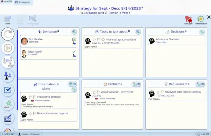 Aufgaben und Entscheidungen der Konsultation