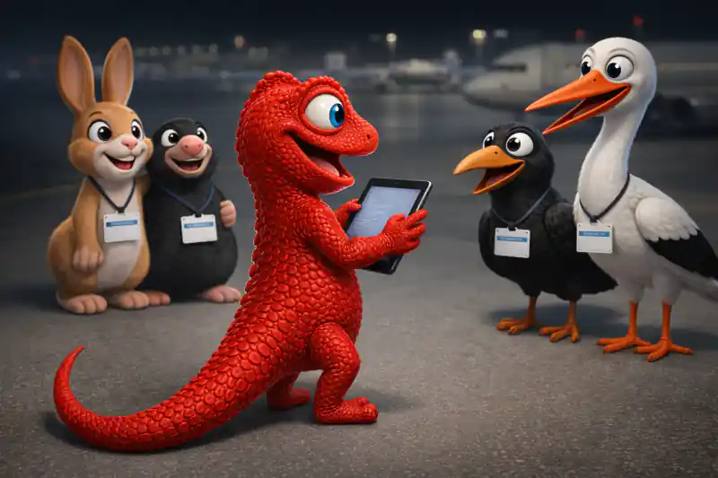 CRM contact group, illustration generated by AI