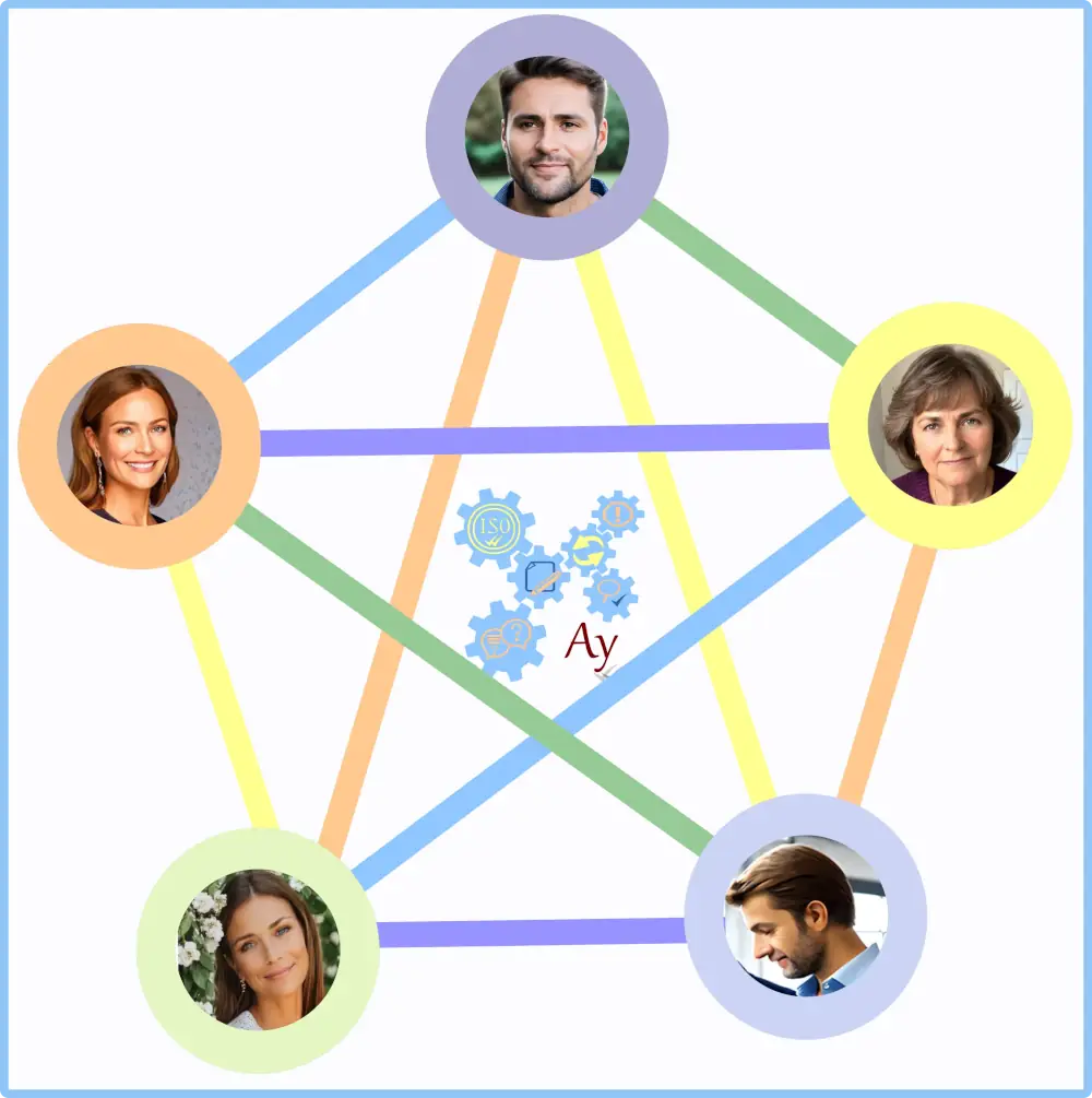 Groupware, Aufgabenverwaltung – Illustration der Teamzusammenarbeit